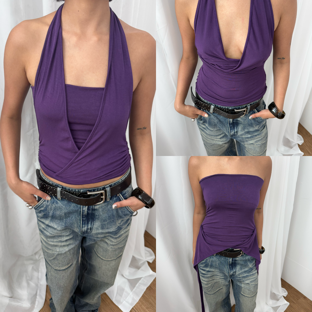 Lunar wrap top