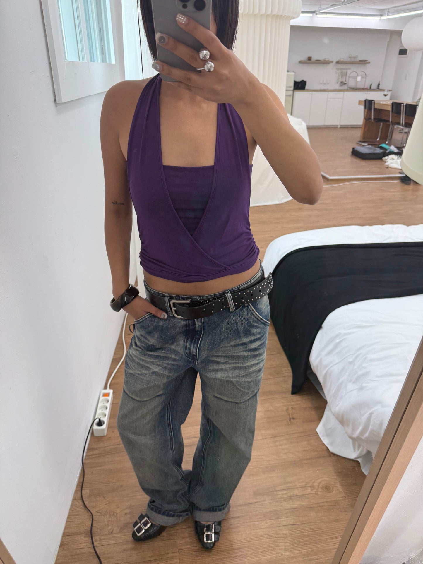 Lunar wrap top