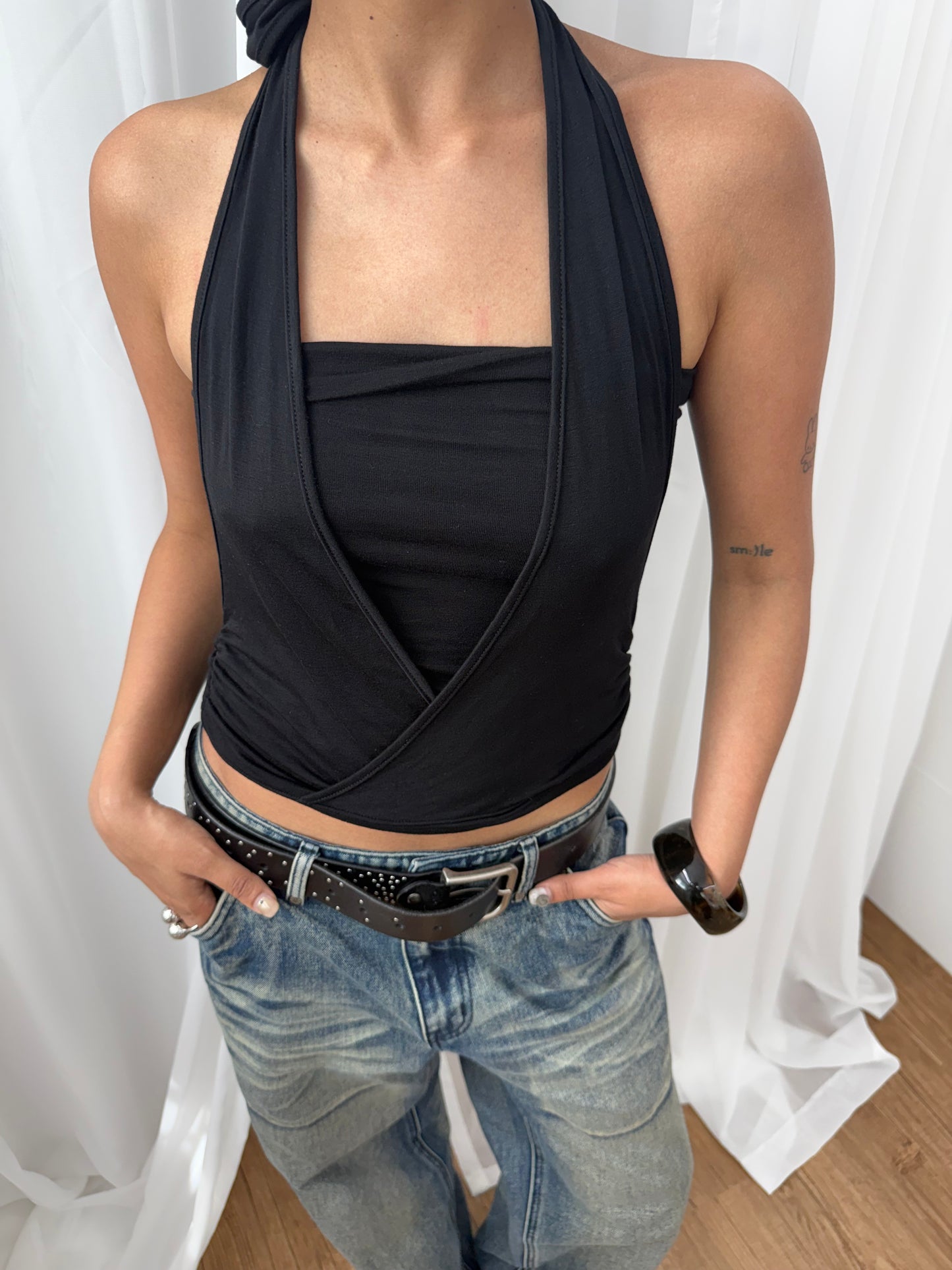 Lunar wrap top